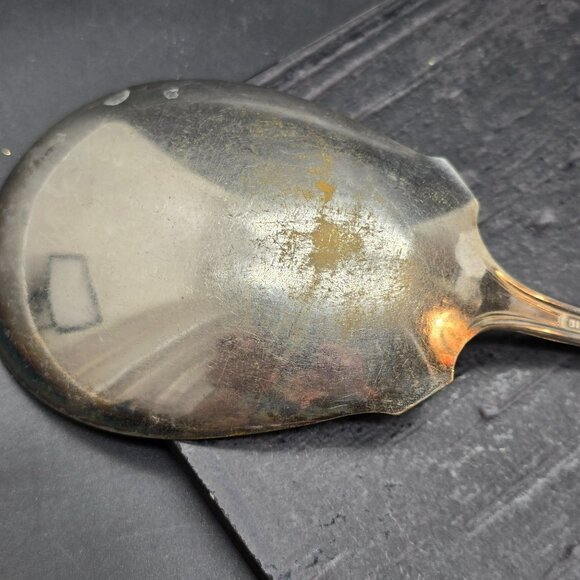 Vintage Sterling Silver Plated Spoon With Sterling Silver Handle HS271 - Picture 8 of 9